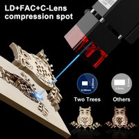 TwoTrees Laser Engraver TTS-55Pro or TTS-10 Pro Stainless Steel DIY Logo Printer Metal Laser Engraving Machine CNC Wood Cutting