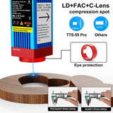 TwoTrees Laser Engraver TTS-55Pro or TTS-10 Pro Stainless Steel DIY Logo Printer Metal Laser Engraving Machine CNC Wood Cutting