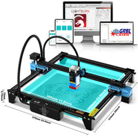 TwoTrees Laser Engraver TTS-55Pro or TTS-10 Pro Stainless Steel DIY Logo Printer Metal Laser Engraving Machine CNC Wood Cutting