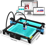 TwoTrees Laser Engraver TTS-55Pro or TTS-10 Pro Stainless Steel DIY Logo Printer Metal Laser Engraving Machine CNC Wood Cutting