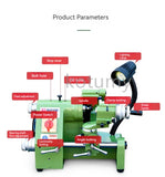 Universal Knife Sharpening Machine, Cutter Grinder, Sharpener broca, End Mill Twist, Ferramenta de moagem