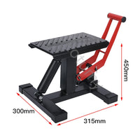 Universal Motocicleta Lift Stand Stool, Off-Road Manutenção Bench, Motocicleta Lift Bracket, Reparação