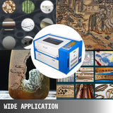 VEVOR 50W Laser Engraving Machine CO2 Laser Tube Cutting Machine USB Port CNC Router Cutter Specifical for Wood Laser Engraver