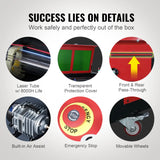 VEVOR 60W CO2 Laser Engraver 4060cm Workbed Maquina Engraving Carving Print Machine