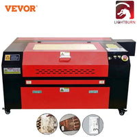 VEVOR RUIDA Laser Engraving Machine 80W CO2 Glass Laser Tube Laser Cutter And Engraver Paper Wood  Digital Control Panel