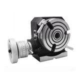 Vertical e Horizontal dupla finalidade fresadora, 100 milímetros tabela de trabalho, 360 ° para indexação perfuração