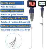 Video Intubation laryngoscope Nickel-titanium Alloy Flexible Intubation Stylet portable flexible laryngoscope