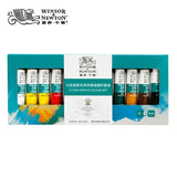 WINSOR&NEWTON 24/18/12 Color 10ML Acrylic Pigment Set Fabric Textile Paint Brightly Colored Craft Paints Drawing Supplies
