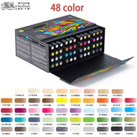 WINSOR & NEWTON Promarker 6/12/24/48/96 Colors Set Twin/ Double Tip Alcohol Based Marker Pens Design Pro Marker For Artists