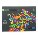 WINSOR & NEWTON Promarker 6/12/24/48/96 Colors Set Twin/ Double Tip Alcohol Based Marker Pens Design Pro Marker For Artists
