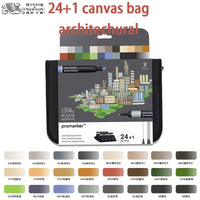 WINSOR & NEWTON Promarker 6/12/24/48/96 Colors Set Twin/ Double Tip Alcohol Based Marker Pens Design Pro Marker For Artists