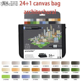 WINSOR & NEWTON Promarker 6/12/24/48/96 Colors Set Twin/ Double Tip Alcohol Based Marker Pens Design Pro Marker For Artists