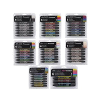 WINSOR & NEWTON Promarker Set Twin Tip Alcohol Based Marker Pens 6 Colors & 12 Colors Design Professional Marker For Artists