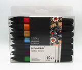 WINSOR & NEWTON Promarker Set Twin Tip Alcohol Based Marker Pens 6 Colors & 12 Colors Design Professional Marker For Artists