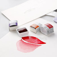 WINSOR&NEWTON Solid Pigment Watercolor Paint 8/12/24/36/45 Color Cotman Senior Water color Art Drawing Supplies Half Pans  Mini