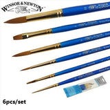 WINSOR&NEWTON mixed Mink hair Painter Paintbrushes watercolor gouache paint brush 4pcs/set or 6pcs/set