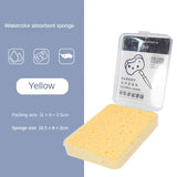 Watercolor Painting Sponge Boxed Special Water Chalk Strong Water Absorption Sponge Tool Art Supplies 1 Pc for Kids Students