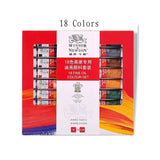 Winsor&Newton 12/18 colors fine Oil Colour paint Set  art supplies 12ml/tube