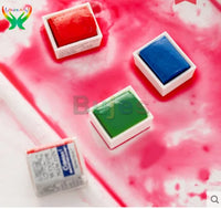 Winsor Newton 24/36/45 Color Solid watercolor pigment suit beginners' painting by hand portable iron box sub package art drawing
