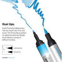 Winsor & Newton  24 Colors Basic Collection Promarker Watercolor Marker Double Tips
