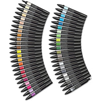 Winsor&Newton 48 colors  Promarker Double Tips Drawing Design Professional  Marker Pen