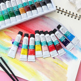 Winsor Newton Acrylic Paint for Pintura Peinture Acrylique 10ml 12/18/24 Colores Pigment Set Acrylic Paint Pigmento Art Supplies
