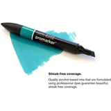 Winsor & Newton Brushmarker Set 6 Warna 12 Warna Sikat Lembut Tip Twin Tip Sikat Spidol Berbasis Alkohol Seni Pena