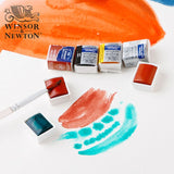 Winsor & Newton Cotman Solid Watercolor Paints Half Block Bright Delicate High Transparency Smooth Watercolor Painting Pigments