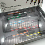 Winsor & Newton Graphic Marker Collection Promarker  Markers Papers Set Professional Marker Pens with Bristol Board Pad