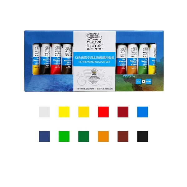 WINSOR&NEWTON 12/18/24 colors Acrylic Paints ART fine painting