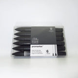 Winsor & Newton Promarker Black & Blender Set