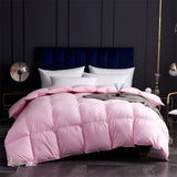 Winter Thicken Goose Down Double Duvets Blanket Velvet Comforter Couple Bed Quilt Comforters Core for Double Bed Bedding Sets