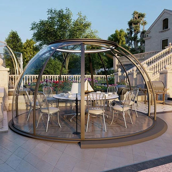 With Brand new high quality PC Home Dome Transparent Bubble Dome Tent For Dining Cafe/Villas/House/Resorts/