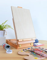 AOOKMIYA Wood Easel for Painting Sketch Easel Drawing Desk Table Box Oil Paint Laptop Accessories Painting Art Supplies For Artist Child