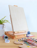 AOOKMIYA Wood Easel for Painting Sketch Easel Drawing Desk Table Box Oil Paint Laptop Accessories Painting Art Supplies For Artist Child