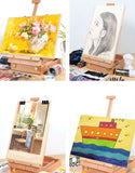 AOOKMIYA Wood Easel for Painting Sketch Easel Drawing Desk Table Box Oil Paint Laptop Accessories Painting Art Supplies For Artist Child