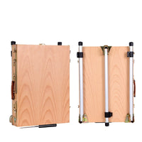 Wooden Easel Portable Folding Table Easel for Drawing Oil Paint Alumin –  AOOKMIYA