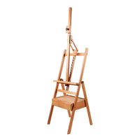 AOOKMIYA Wooden French Sketchbox Easel with Drawer Adjustable Studio Field Sketch Box Easel Easel Stand for Accessories Sketching Artist