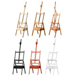 AOOKMIYA Wooden French Sketchbox Easel with Drawer Adjustable Studio Field Sketch Box Easel Easel Stand for Accessories Sketching Artist