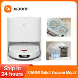 XIAOMI MIJIA Vacuum Cleaning Robot Mop 2 For Home Appliance Smart Sweeping High Speed Scrubbing 5000PA Cyclone Suction LDS Laser