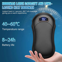 XIAOMI Rechargeable Hand Warmer 10000mAh USB Power Bank Portable Electronic Hand Warmer Reusable Hand Warmer Temperature 40~60℃