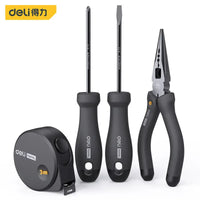 Xiaomi Deli Black Hand Tools 4/6 Pcs Set Multifunctional Electrician Portable Tool Sets Household Reparing Kits and Accessories