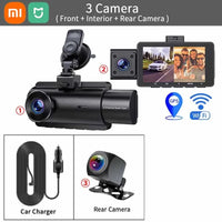 Xiaomi MIJIA 3 Channel Dash Cam Front Inside Rear 3 Way Car Dash Camer –  AOOKMIYA