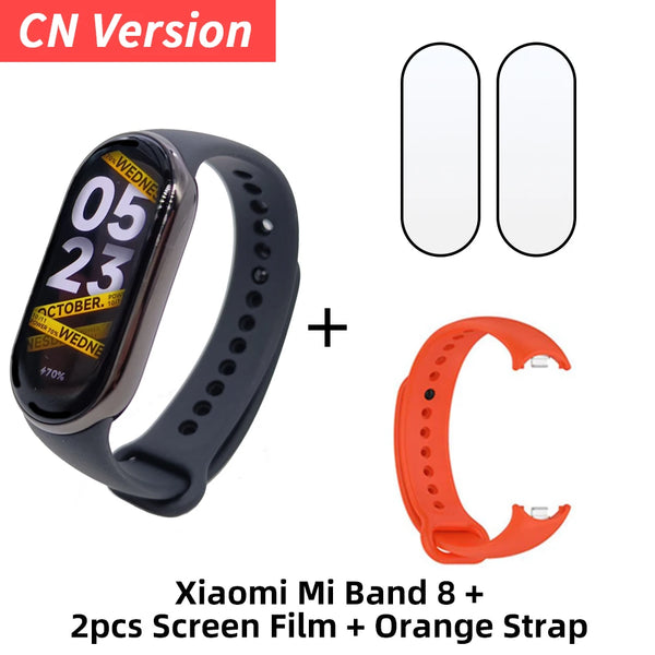 Pulsera inteligente impermeable para Xiaomi Mi Band 8 Pro, pulsera con  Pantalla AMOLED, GPS, oxígeno en sangre, rastreador de Fitness, NFC -  AliExpress