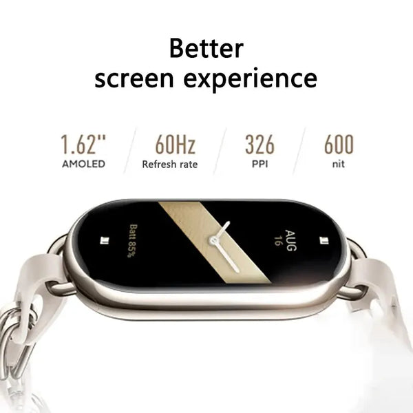 FOR Xiaomi Mi Band 8 Pro Smart Bracelet AMOLED Screen GPS Miband 8 Blood  Oxygen Fitness Traker NFC Waterproof Smart Band - AliExpress