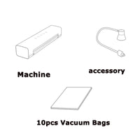 Xiaomi Mijia Intelligent Automatic Vacuum Sealing Machine Insect-proof Moisture-proof Quick Vacuum Free 10pcs Vacuum Bags