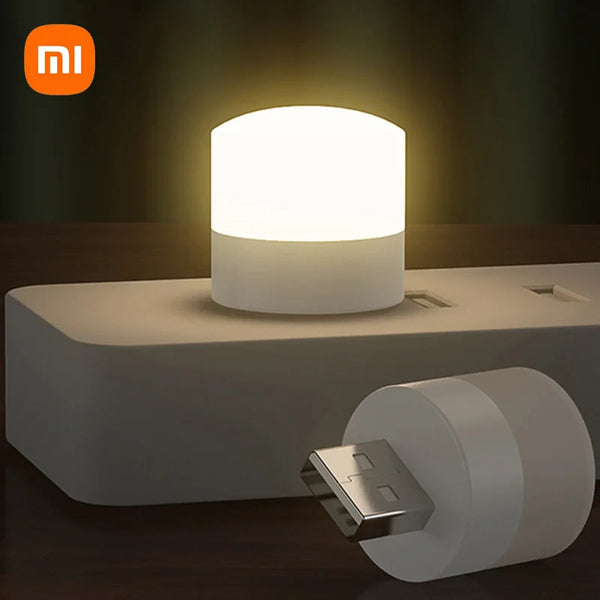 Xiaomi Portable USB 5V LED Reading Lamp Mini Book Light Foldable Camping Night Lights Table Lamps for Power Bank Notebook Laptop