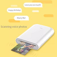 Xiaomi mijia AR Printer 300dpi Portable Photo Mini Pocket With DIY Share 500mAh picture pocket printer