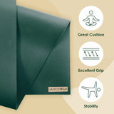 Yoga Mat - Durable & Thick Gym Fitness Mat, Non-Slip Natural Rubber Yoga Mat - Home Exercise & Stretching Mat, Workout Mat - Yog