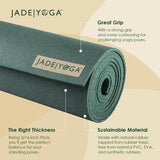 Yoga Mat - Durable & Thick Gym Fitness Mat, Non-Slip Natural Rubber Yoga Mat - Home Exercise & Stretching Mat, Workout Mat - Yog